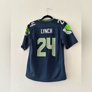 Women’s NFL Seahawks Jersey, Size L - #24 Marshawn Lynch Official